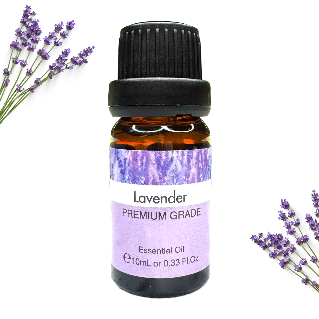 Lavender Essential Oil – 100% Pure & Natural – Therapeutic Grade Aromatherapy Oil for Diffusers, Relaxation, and Sleep – 10mL Glass Bottle