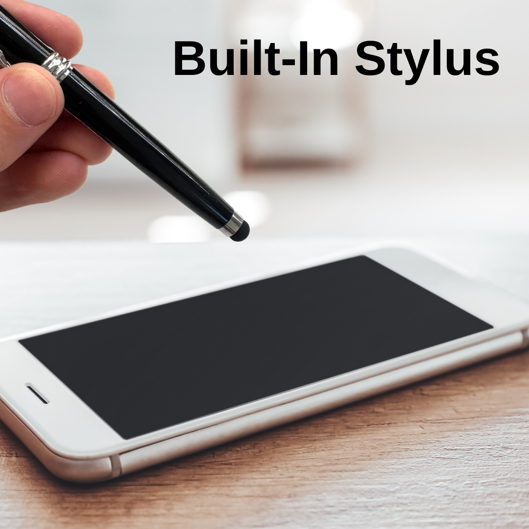 Ballpoint Pen with Built-in Stylus